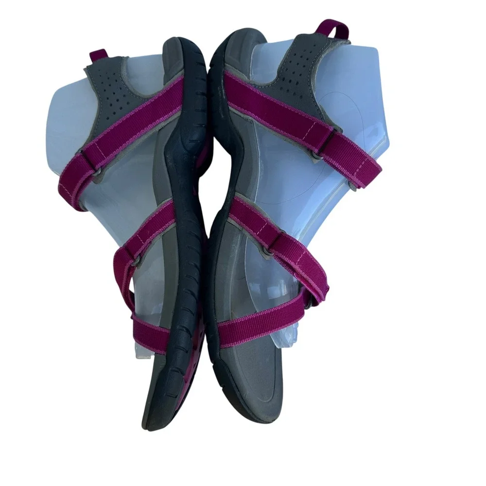 Teva Verra Sport Sandals Hiking Outdoor Strappy Pink Gray Womens 9.5 1006263